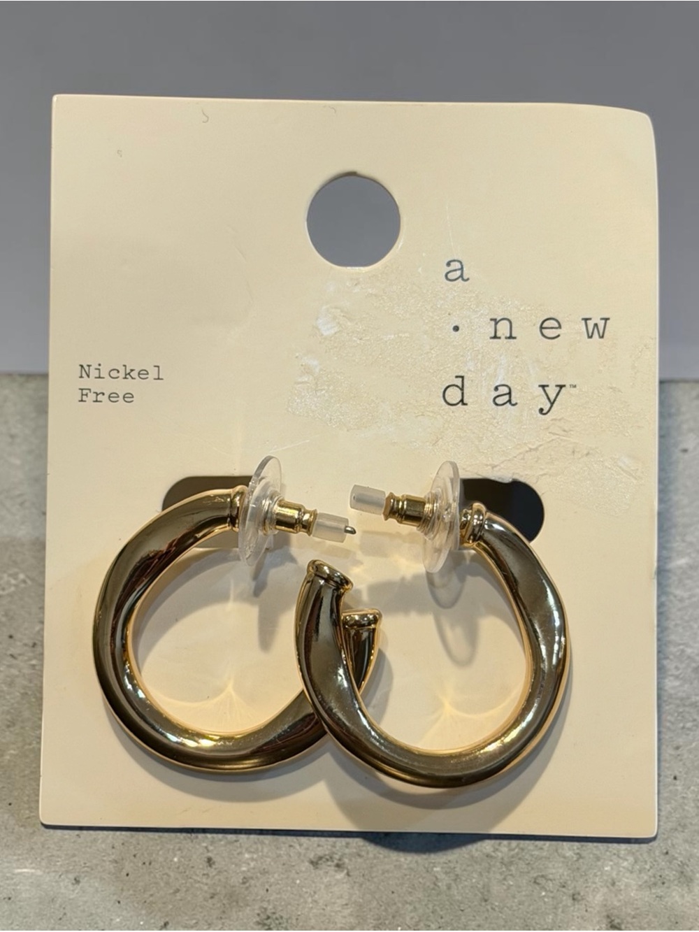 a new day Gold Chunky Hoop Earrings